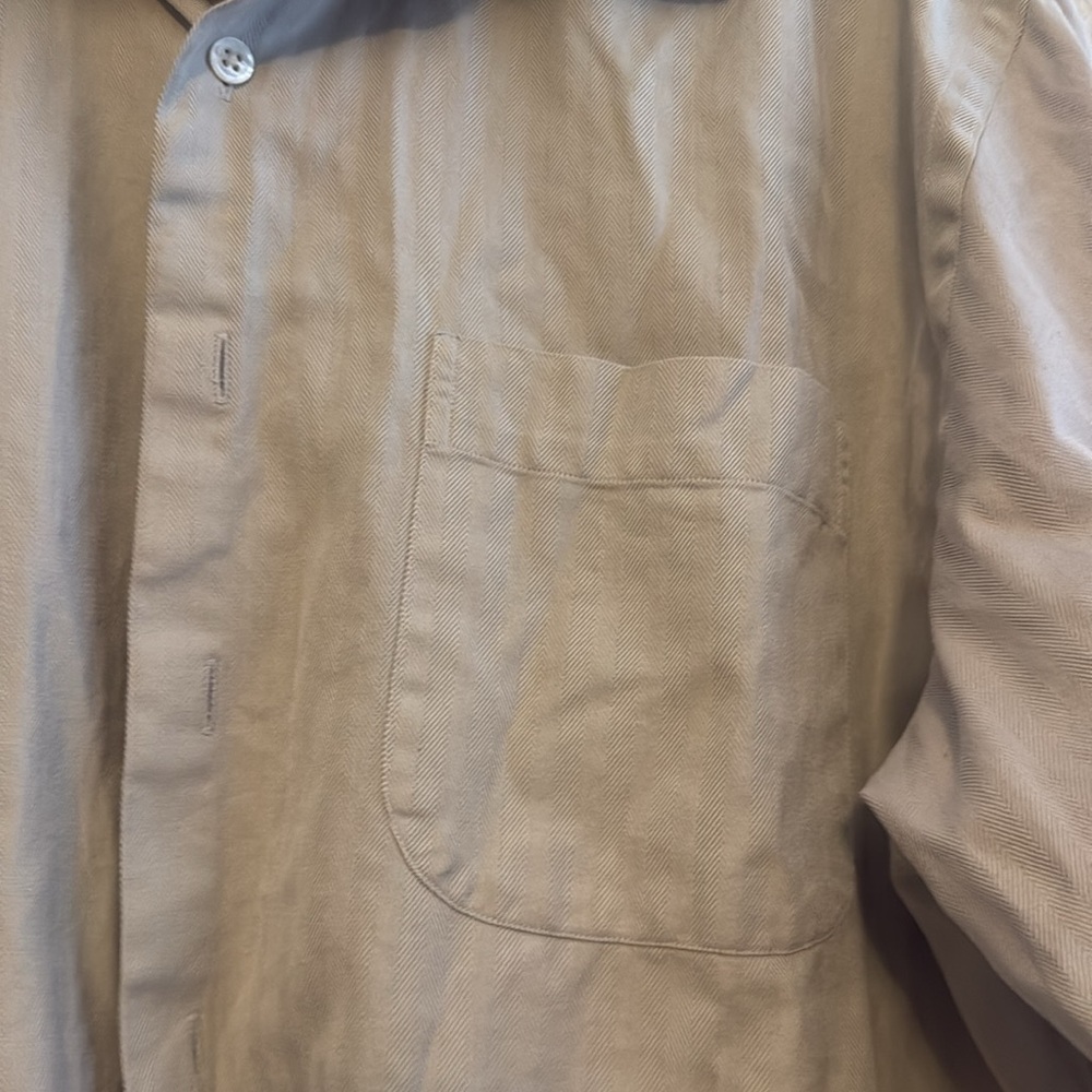 Men’s John W Nordstrom Grey Dress Shirt Size 16/33 - Picture 4 of 7
